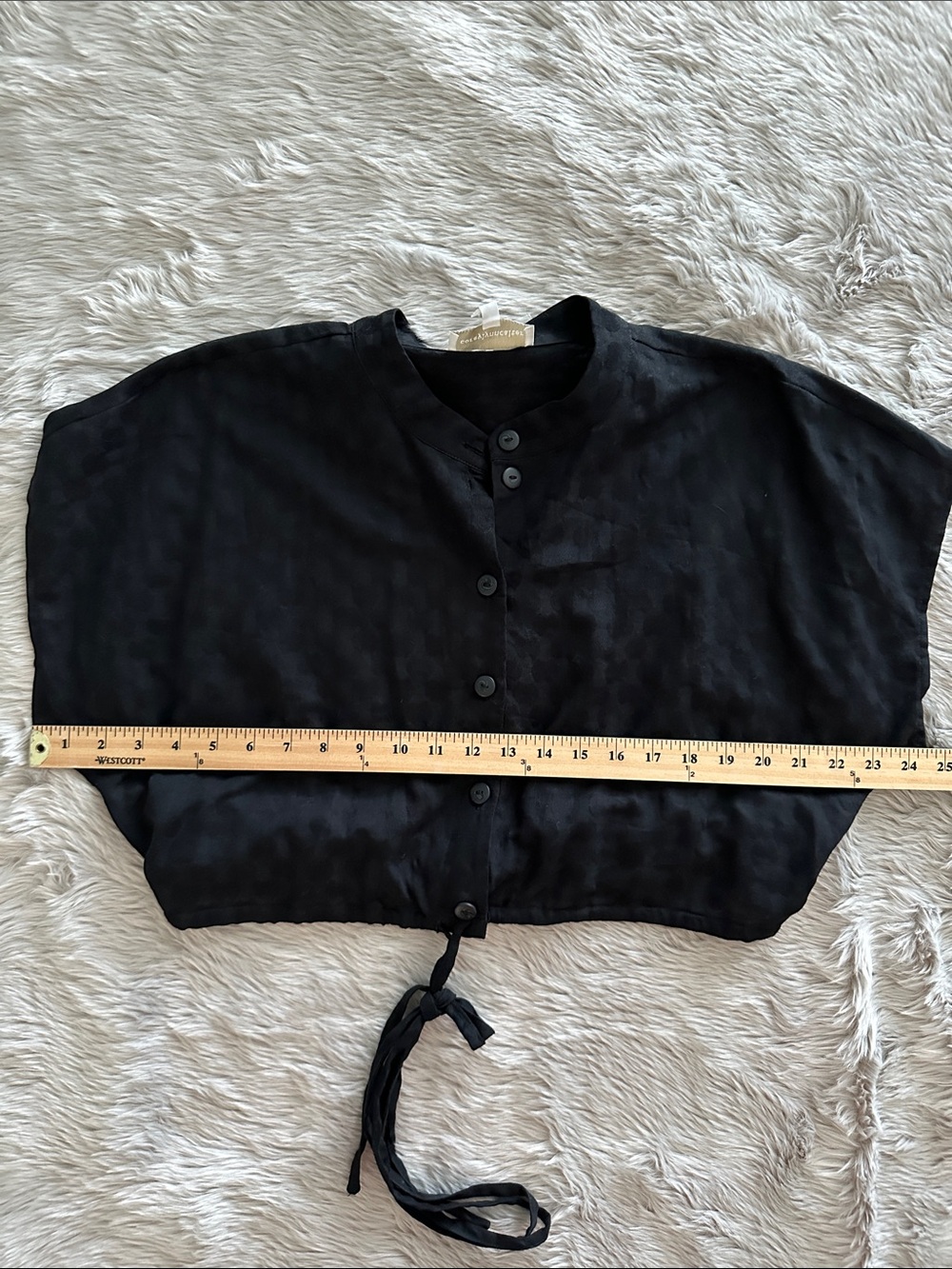Anthropologie Corey Lynn Carter Aubrey Textured Crop Top - Picture 6 of 9